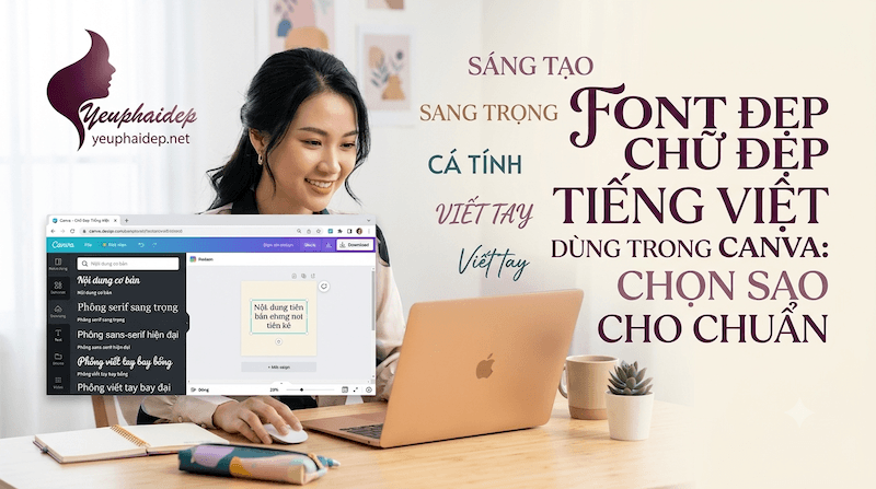 Font Chữ Đẹp Tiếng Việt Dùng Trong Canva: Chọn Sao Cho Chuẩn