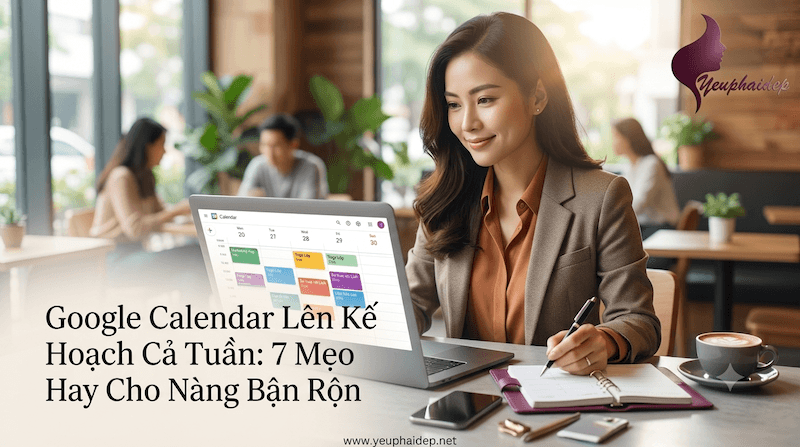 Google Calendar Lên Kế Hoạch Cả Tuần: 7 Mẹo Hay Cho Nàng Bận Rộn