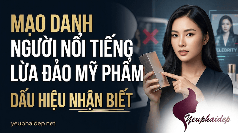 Mạo Danh Người Nổi Tiếng Lừa Đảo Mỹ Phẩm: Dấu Hiệu Nhận Biết