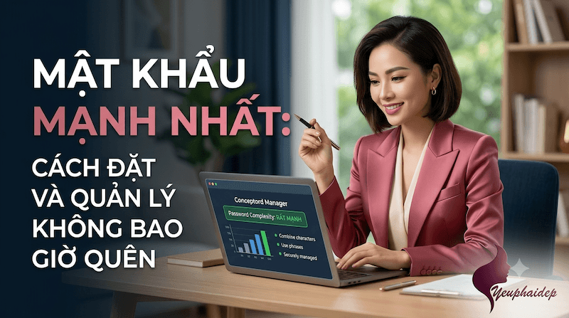 Mật Khẩu Mạnh Nhất: Cách Đặt Và Quản Lý Không Bao Giờ Quên