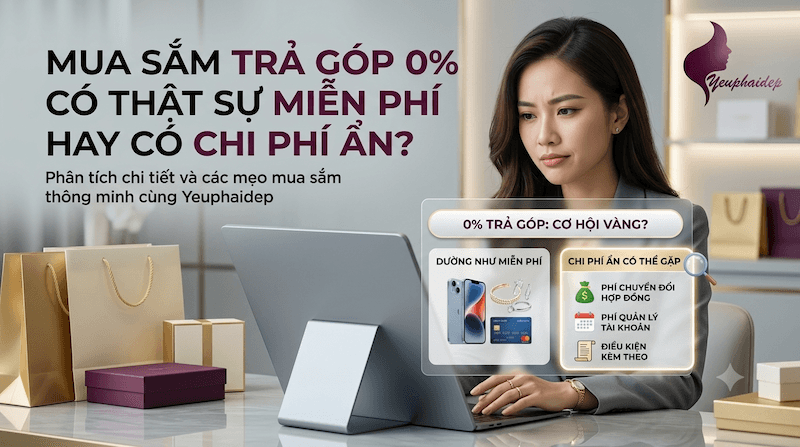 Mua Sắm Trả Góp 0% Có Thật Sự Miễn Phí Hay Có Chi Phí Ẩn?