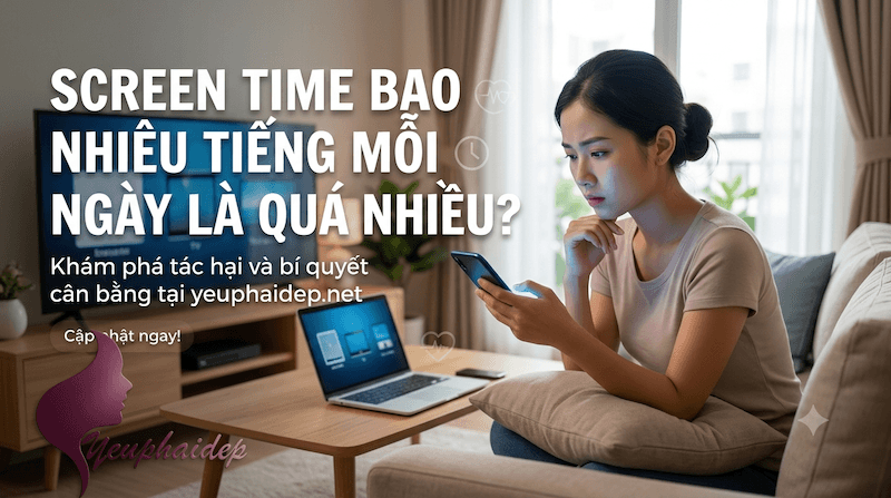 Screen Time Bao Nhiêu Tiếng Mỗi Ngày Là Quá Nhiều?