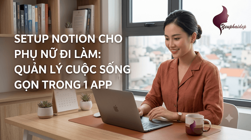 Setup Notion Cho Phụ Nữ Đi Làm: Quản Lý Cuộc Sống Gọn Trong 1 App
