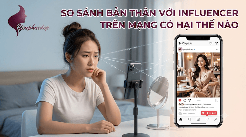 So Sánh Bản Thân Với Influencer Trên Mạng Có Hại Thế Nào