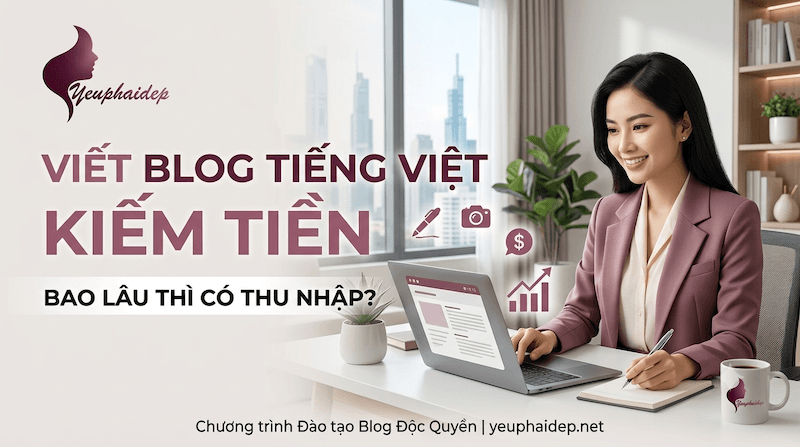 Viết Blog Tiếng Việt Kiếm Tiền Bao Lâu Thì Có Thu Nhập?