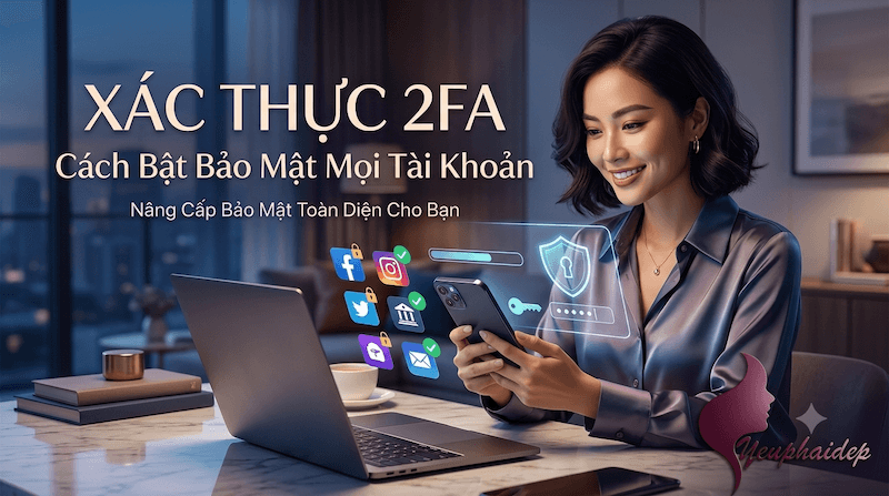 Xác Thực 2FA: Cách Bật Bảo Mật Mọi Tài Khoản