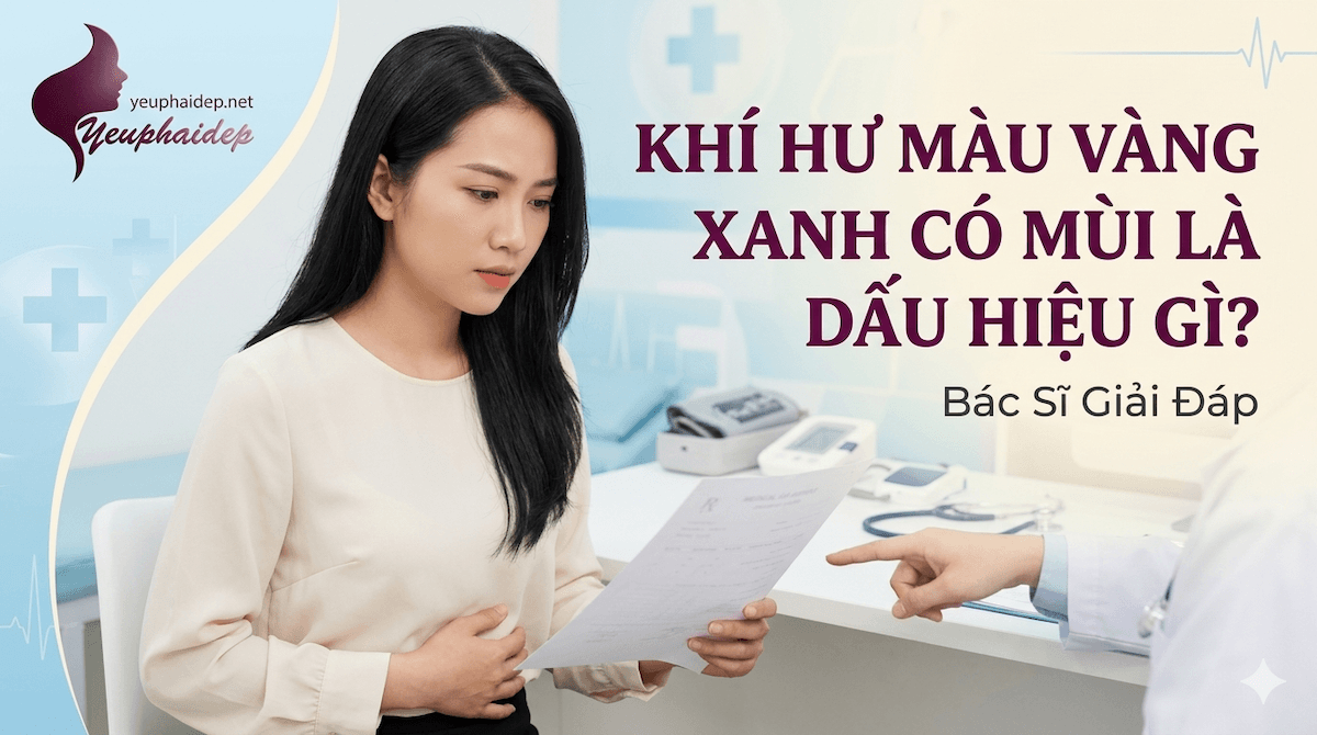 Khí Hư Màu Vàng Xanh Có Mùi Là Dấu Hiệu Gì? Bác Sĩ Giải Đáp