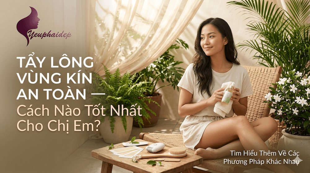 Tẩy Lông Vùng Kín An Toàn — Cách Nào Tốt Nhất Cho Chị Em?