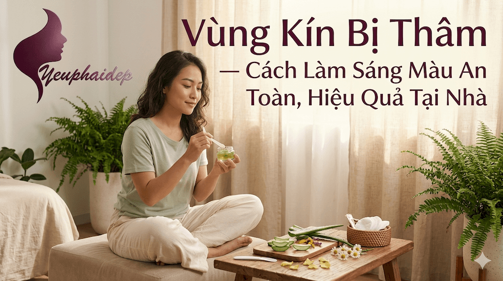 Vùng Kín Bị Thâm — Cách Làm Sáng Màu An Toàn, Hiệu Quả Tại Nhà