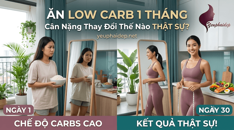 Ăn Low Carb 1 Tháng Cân Nặng Thay Đổi Thế Nào Thật Sự?