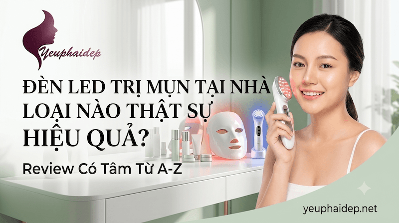 Đèn LED Trị Mụn Tại Nhà Loại Nào Thật Sự Hiệu Quả? Review Có Tâm Từ A-Z