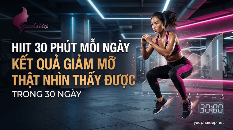HIIT 30 Phút Mỗi Ngày Trong 30 Ngày: Kết Quả Giảm Mỡ Thật Nhìn Thấy Được