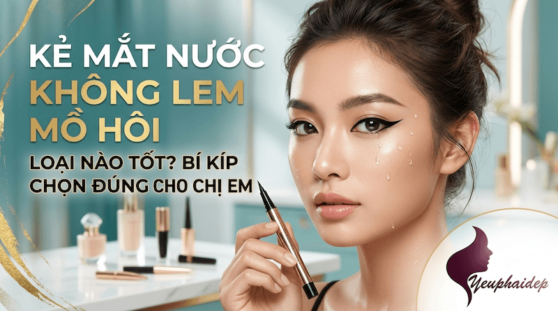 Kẻ Mắt Nước Không Lem Mồ Hôi Loại Nào Tốt? Bí Kíp Chọn Đúng Cho Chị Em