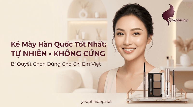 Kẻ Mày Hàn Quốc Tốt Nhất Tự Nhiên Không Cứng — Bí Quyết Chọn Đúng Cho Chị Em
