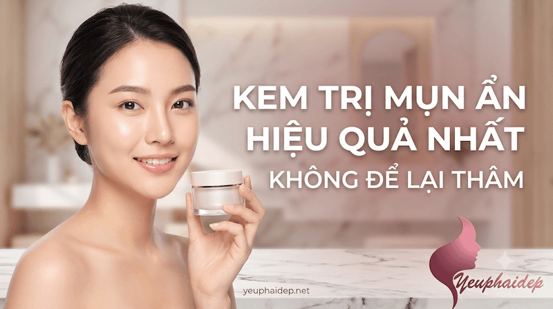 Kem Trị Mụn Ẩn Hiệu Quả Nhất, Không Để Lại Thâm