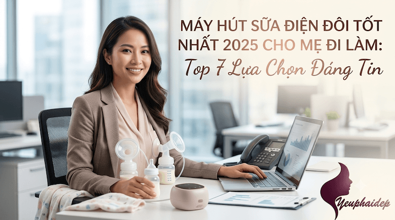 Máy Hút Sữa Điện Đôi Tốt Nhất 2025 Cho Mẹ Đi Làm: Top 7 Lựa Chọn Đáng Tin