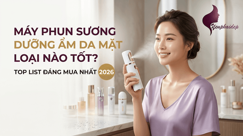 Máy Phun Sương Dưỡng Ẩm Da Mặt Loại Nào Tốt? Top List Đáng Mua Nhất 2026