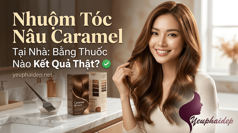 Nhuộm Tóc Nâu Caramel Tại Nhà Bằng Thuốc Nào Kết Quả Thật?