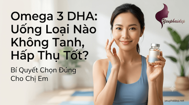 Omega 3 DHA Uống Loại Nào Không Tanh, Hấp Thụ Tốt? Bí Quyết Chọn Đúng Cho Chị Em
