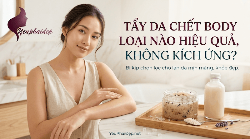 Tẩy Da Chết Body Loại Nào Hiệu Quả, Không Kích Ứng?