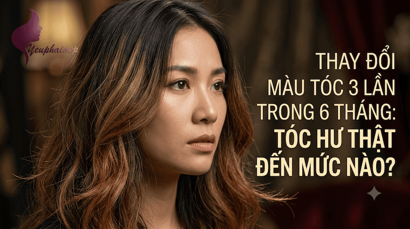 Thay Đổi Màu Tóc 3 Lần Trong 6 Tháng: Tóc Hư Thật Đến Mức Nào?