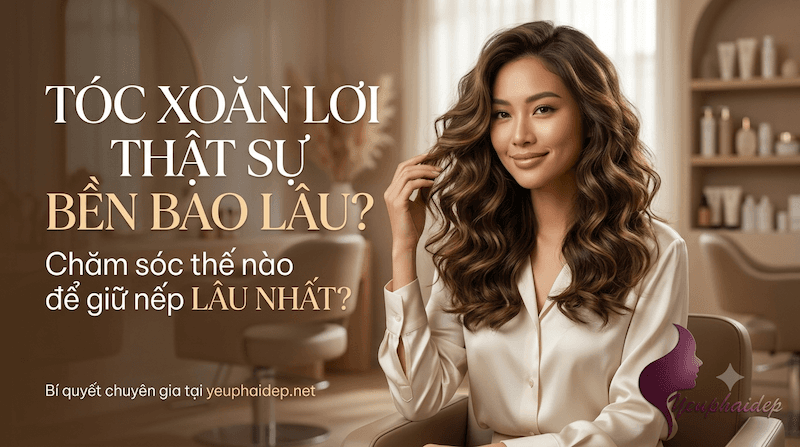 Tóc sau uốn xoăn lơi thật sự bền bao lâu? Chăm sóc thế nào để giữ nếp lâu nhất?
