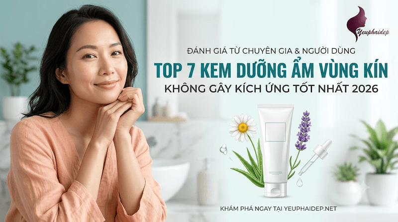 Top 7 Kem Dưỡng Ẩm Vùng Kín Không Gây Kích Ứng Tốt Nhất 2026