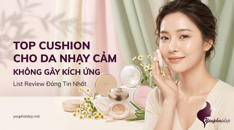 Top Cushion Cho Da Nhạy Cảm Không Gây Kích Ứng – List Review Đáng Tin Nhất