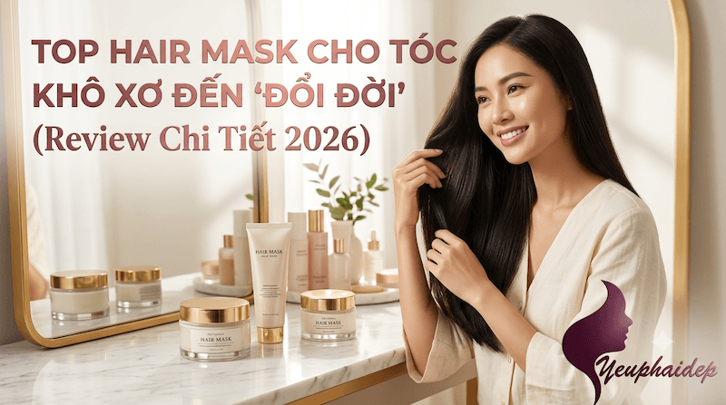Top Hair Mask Cho Tóc Khô Xơ Đến Đổi Đời (Review Chi Tiết 2026)