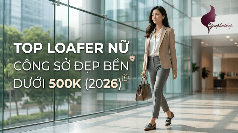 Top Loafer Nữ Công Sở Đẹp Bền Dưới 500K (2026)