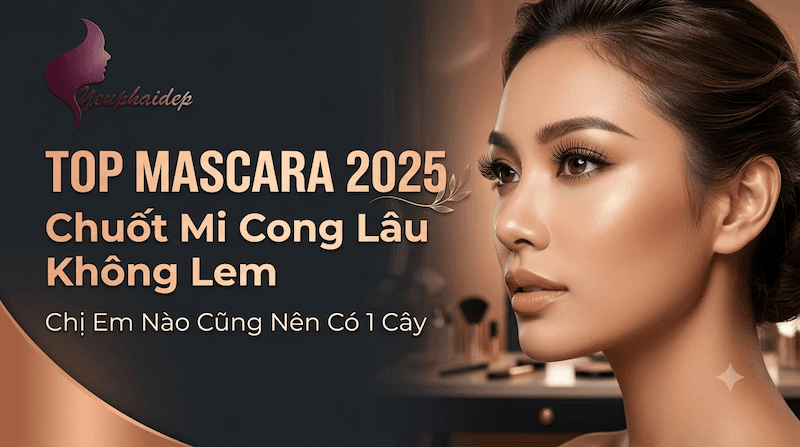 Top Mascara Chuốt Mi Cong Lâu Không Lem 2025 – Chị Em Nào Cũng Nên Có 1 Cây