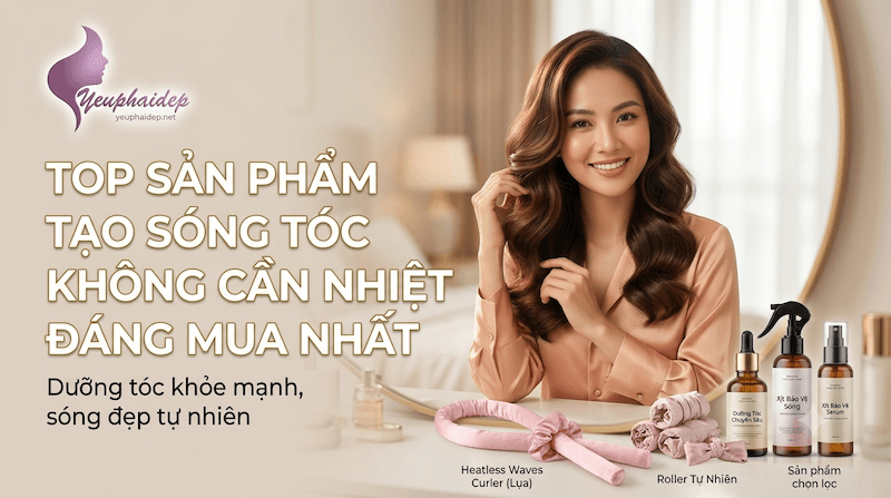 Top Sản Phẩm Tạo Sóng Tóc Không Cần Nhiệt Đáng Mua Nhất