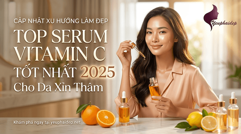 Top Serum Vitamin C Tốt Nhất 2025 Cho Da Xỉn Thâm