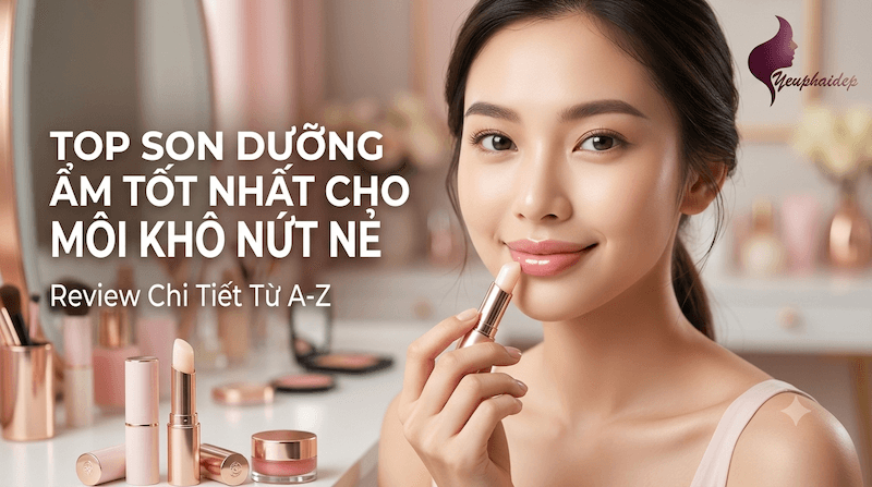 Top Son Dưỡng Ẩm Tốt Nhất Cho Môi Khô Nứt Nẻ – Review Chi Tiết Từ A-Z