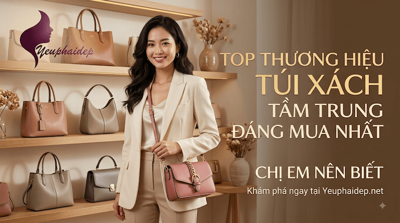 Top Thương Hiệu Túi Xách Tầm Trung Đáng Mua Nhất Chị Em Nên Biết