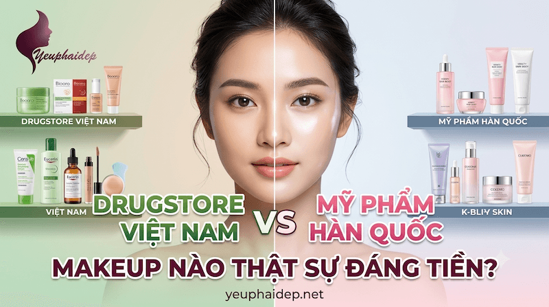 Drugstore Việt Nam vs Mỹ Phẩm Hàn Quốc: Makeup Nào Thật Sự Đáng Tiền?