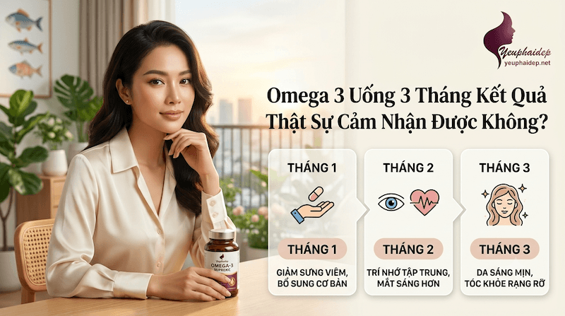 Omega 3 Uống 3 Tháng Kết Quả Thật Sự Cảm Nhận Được Không?