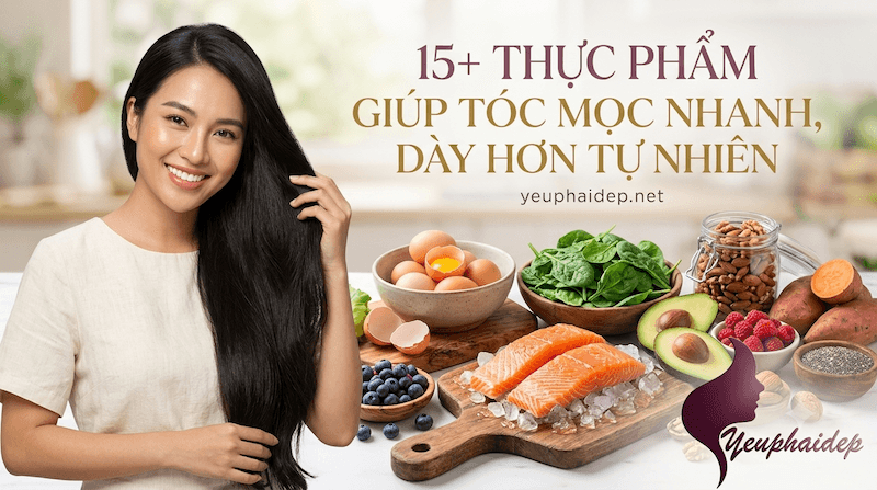 15+ Thực Phẩm Giúp Tóc Mọc Nhanh, Dày Hơn Tự Nhiên
