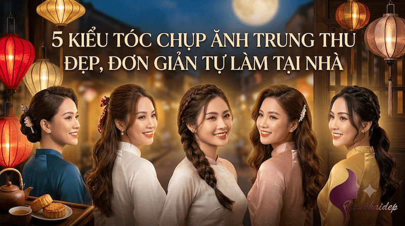 5 Kiểu Tóc Chụp Ảnh Trung Thu Đẹp, Đơn Giản Tự Làm Tại Nhà