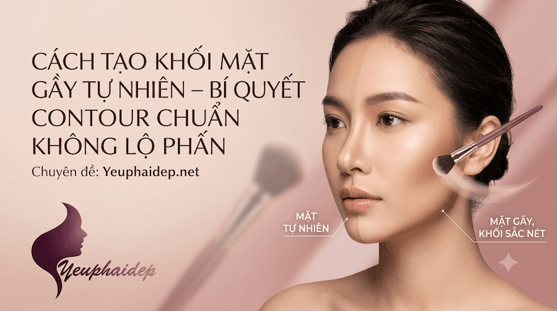 Cách Tạo Khối Mặt Gầy Tự Nhiên – Bí Quyết Contour Chuẩn Không Lộ Phấn