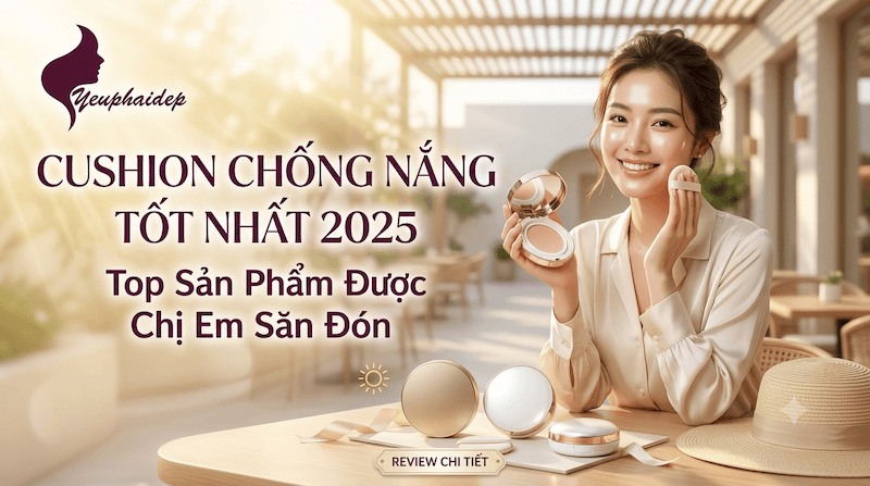 Cushion Chống Nắng Tốt Nhất 2025 — Top Sản Phẩm Được Chị Em Săn Đón