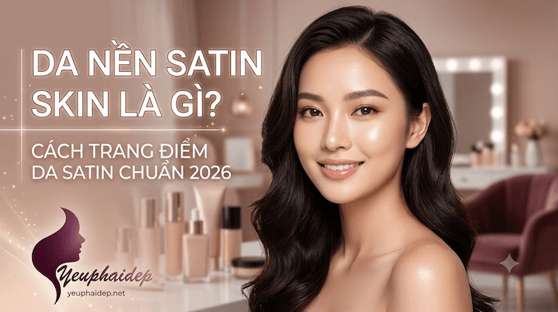 Da Nền Satin Skin Là Gì? Cách Trang Điểm Da Satin Chuẩn 2026