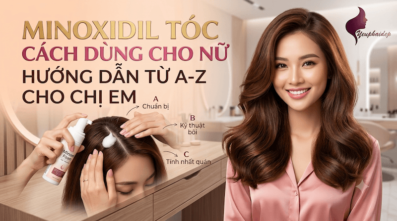 Minoxidil Tóc Cách Dùng Cho Nữ — Hướng Dẫn Từ A-Z Cho Chị Em