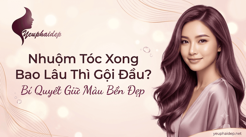 Nhuộm Tóc Xong Bao Lâu Thì Gội Đầu? Bí Quyết Giữ Màu Bền Đẹp