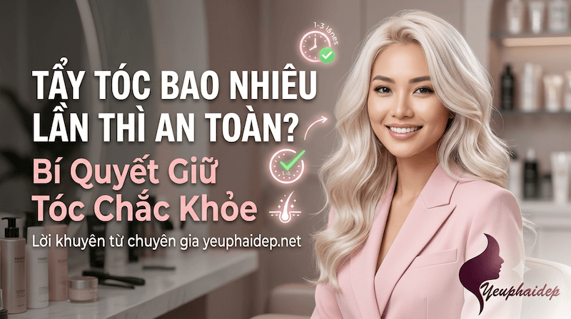 Tẩy Tóc Bao Nhiêu Lần Thì An Toàn? Bí Quyết Giữ Tóc Chắc Khỏe