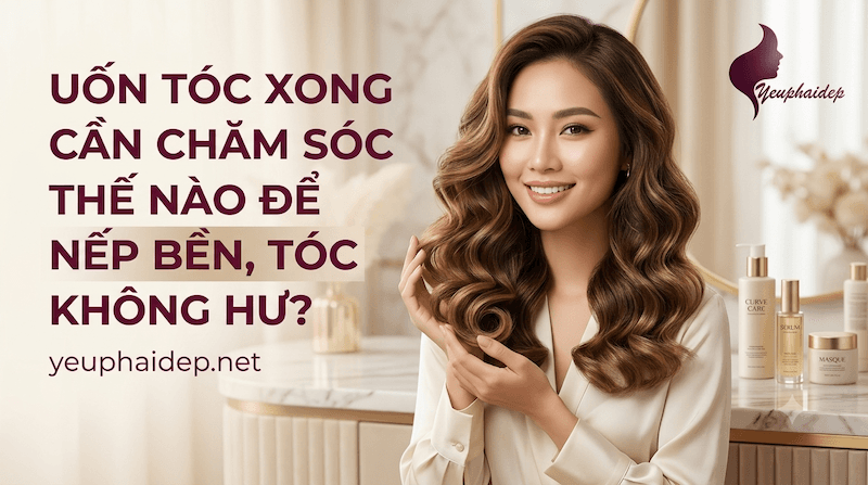 Uốn Tóc Xong Cần Chăm Sóc Thế Nào Để Nếp Bền, Tóc Không Hư?