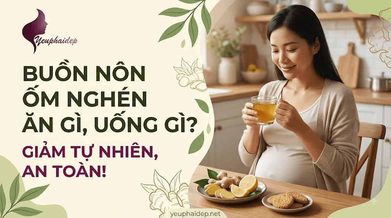 Buồn Nôn Ốm Nghén Ăn Gì, Uống Gì Để Giảm Tự Nhiên, An Toàn?