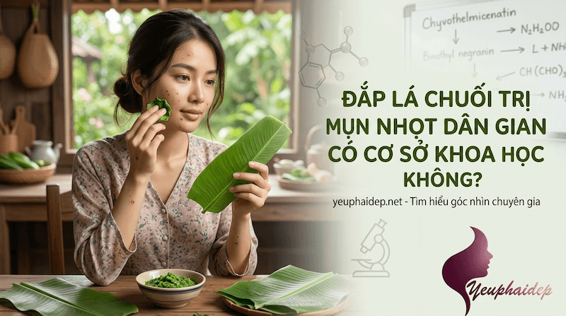Đắp Lá Chuối Trị Mụn Nhọt Dân Gian Có Cơ Sở Khoa Học Không?