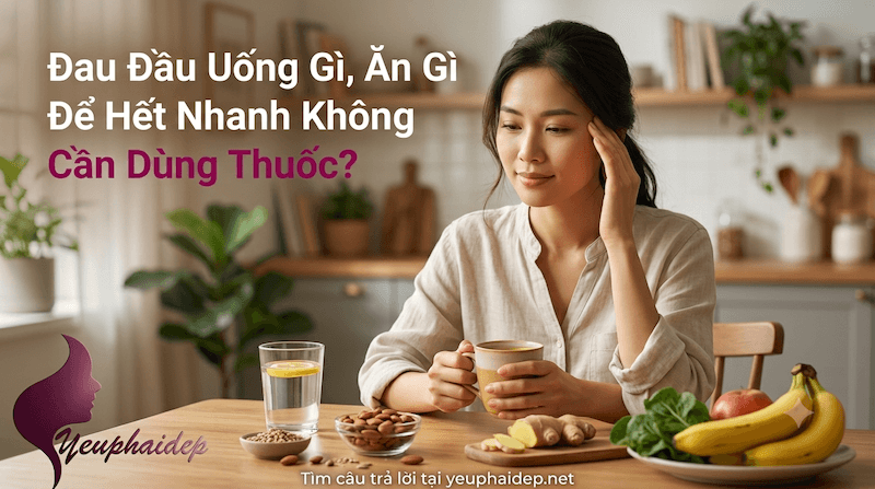 Đau Đầu Uống Gì, Ăn Gì Để Hết Nhanh Không Cần Dùng Thuốc?
