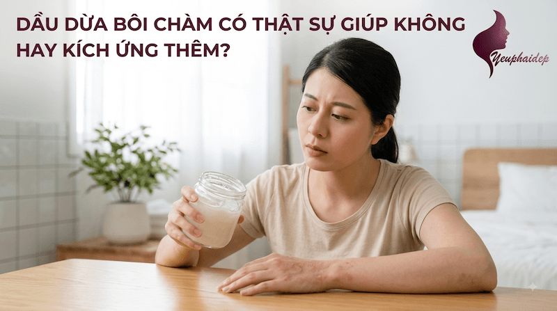 Dầu Dừa Bôi Chàm Có Thật Sự Giúp Không Hay Kích Ứng Thêm?